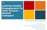 Linking Family Engagement to Your School â€“Parent Compact