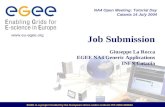 Job Submission Giuseppe La Rocca EGEE NA4 Generic Applications INFN Catania