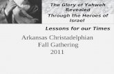 Arkansas Christadelphian  Fall Gathering 2011
