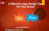 5 effective logo design tips for your brand