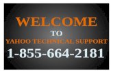 Yahoo Technical Support Number 1-855-664-2181