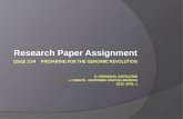 Research Paper Assignment