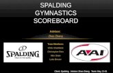 Spalding Gymnastics  Scoreboard