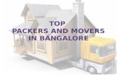 Top   Packers and Movers  in Bangalore