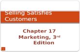 Selling Satisfies Customers