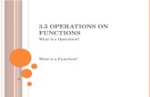 3.5 Operations on Functions
