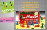 Spielerisches Deutschlernen am Beispiel des Brettspiels "Mensch ¤rgere dich nicht"