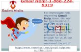 Gmail help: A helpline hand at your doorstep 1-866-224-8319