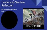 Gettysburg Leadership Seminar Reflection