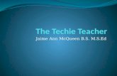 The techie teacher
