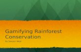 Gamifying rainforest conservation