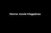 Horror movie Magazines Analysis