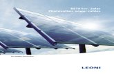 flam Photovoltaic power cables - › files › cabos › leoni › BETAflam... · PDF file BETAflam® Solar Clean cables for clean energy. Whether it is an off-grid application or