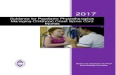 Guidance for Paediatric ... - Spinal Cord Injuries · PDF file Spinal Cord Injuries (SCI) in Children 2 Spinal Cord Injuries (SCI) in Children Introduction This document recommends