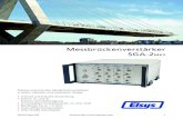 Messbr£¼ckenverst£¤rker SGA-2 MK2 ... 22 Elsys AG 2 SG hannel SG hannel V ex V Sense V bridge l +/-Manual