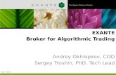 Extent3 exante broker_for_algorithmic_trading_2012