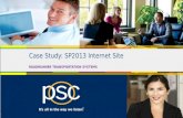 PSC Case study: SP2013 Public Facing Internet Site - Roadrunner Transportation Systems
