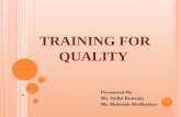 Training for quality