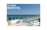 W Hotel Residences, Miami Condos for sale by Josh Stein Realtor
