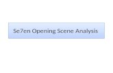 Se7en opening scene analysis