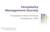 Hospitality Management Society Youngstown State University Youngstown, Ohio