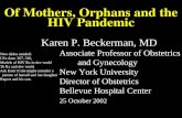 Of Mothers, Orphans and the HIV Pandemic