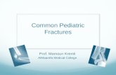 Common Pediatric  Fractures