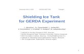 November 09·11 2005 GERDA MEETING               T¼bingen Shielding Ice Tank  for GERDA Experiment