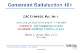 CSCE496/896, Fall 2011 cse.unl/~choueiry/F11-496-896 Questions :   cse496cp@cse.unl