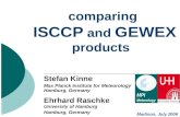 comparing ISCCP  and  GEWEX  products