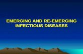 EMERGING AND RE-EMERGING INFECTIOUS DISEASES. Learning Objective To able to define and give example of emerging and reemerging infectious disease (ERID)