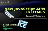 New JavaScript APIs in HTML5