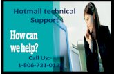 Hotmail  technical Support Number 1-806-731-0132 toll free for quick resolution