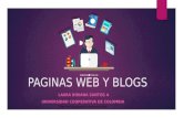 Paginas web y blogs