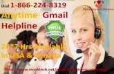 Most Reliable Support and Service Through 1-866-224-8319 Gmail Helpline
