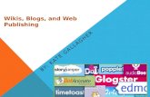 Wikis, blogs, and web publishing