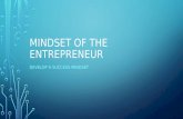 Develop a Success Mindset Series on Mindset of the Entrepreneur