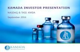 Kamada presentation Sep. 2016