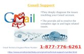 Unlimited Gmail Support at 1-877-776-6261