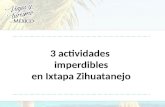 3 actividades imperdibles en Ixtapa Zihuatanejo