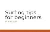 Surfing tips for beginners