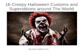 16 Creepy Halloween Customs