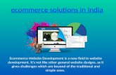 Ecommerce solution in india