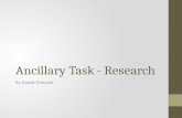 Ancillary task - research
