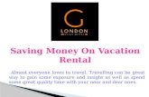 Saving money on vacation rental