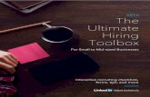 2016 The Ultimate Hiring Toolbox - LinkedIn .The Ultimate Hiring Toolbox ... (recruiter or HR representative),