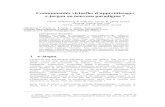 Communautés virtuelles d’apprentissage: e-jargon ou nouveau tecfa.unige.ch/tecfa/teaching/staf11/textes/Dillenbourg... · PDF file 2005-03-09 · Taurisson et A. Sentini. Pé .