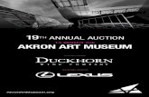 TO BENEFIT THE AKRON ART MUSEUM · PDF file Lexus of Akron/Canton 1000 Interstate Parkway, Akron Ohio 44312 Classic Lexus 2551 SOM Center Road, Willoughby Hills, Ohio 44094 Metro Lexus