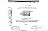 KERALA UNIVERSITY OF HEALTH SCIENCES N Thrissur 680596