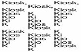 Kiosk, Kiosk K Kio KiK - RMIT Design Hub
